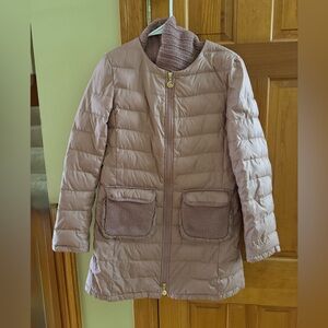 Stylish Pink Quilted down puffer Coat